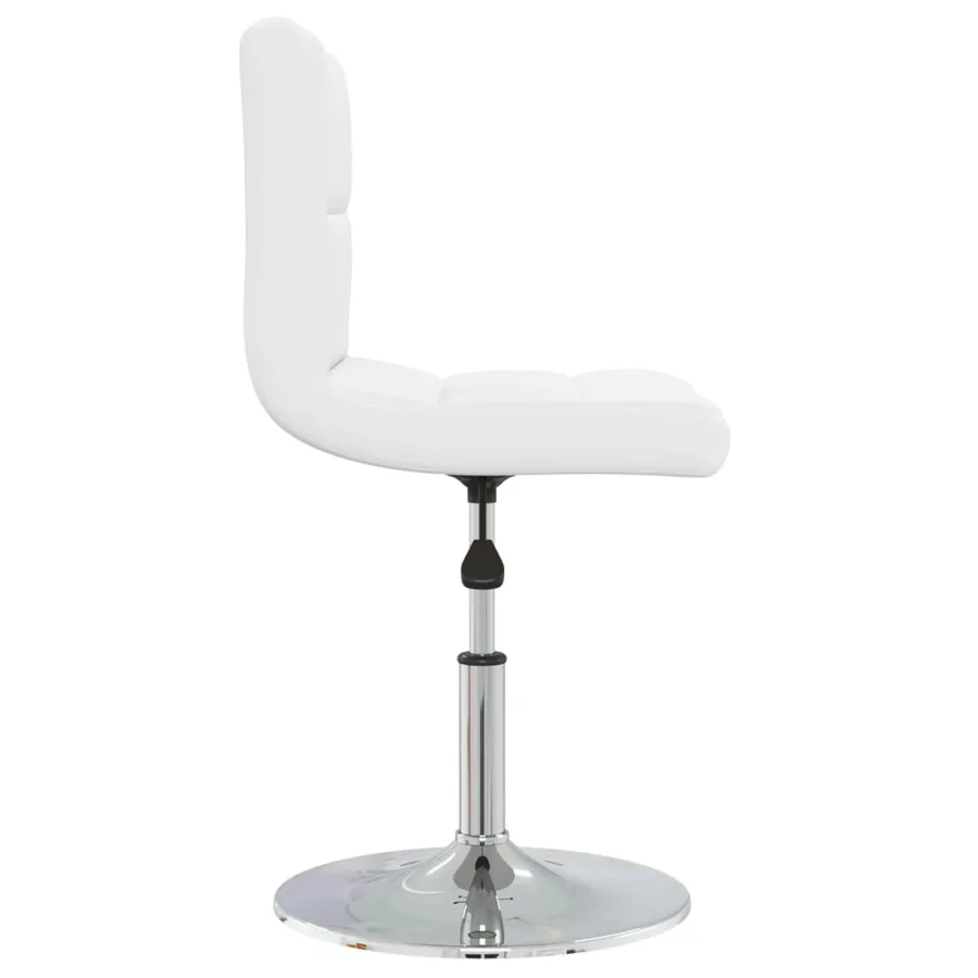 Chaises à manger lot de 6 blanc similicuir - 4