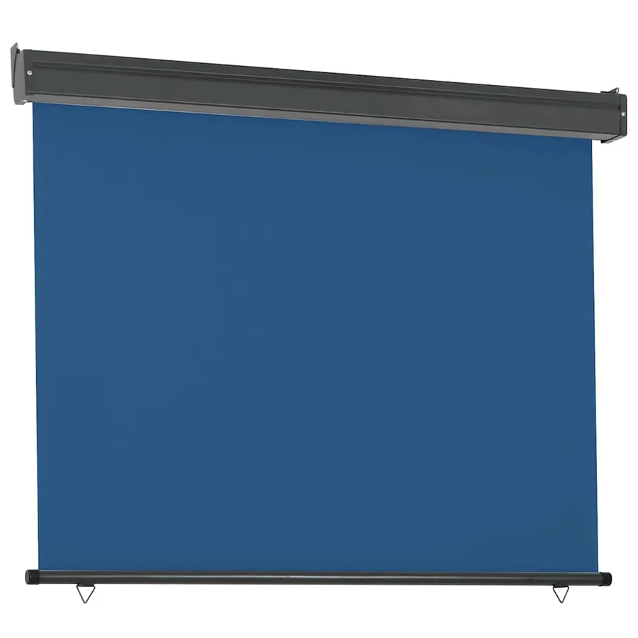 Auvent latéral de balcon 125x250 cm Bleu - 4