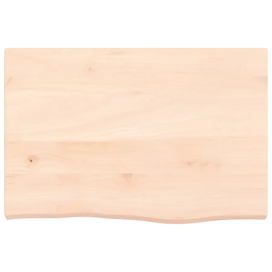 Étagère murale 60x40x(2-4) cm bois de chêne massif non traité - 4