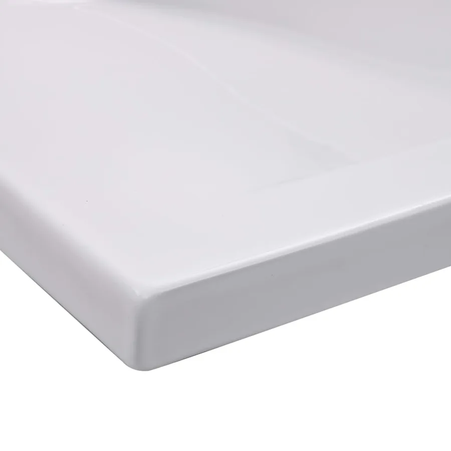 Ensemble de meubles de salle de bain Blanc Aggloméré - 10