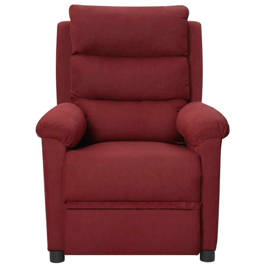 Fauteuil électrique de massage Bordeaux Tissu - 3