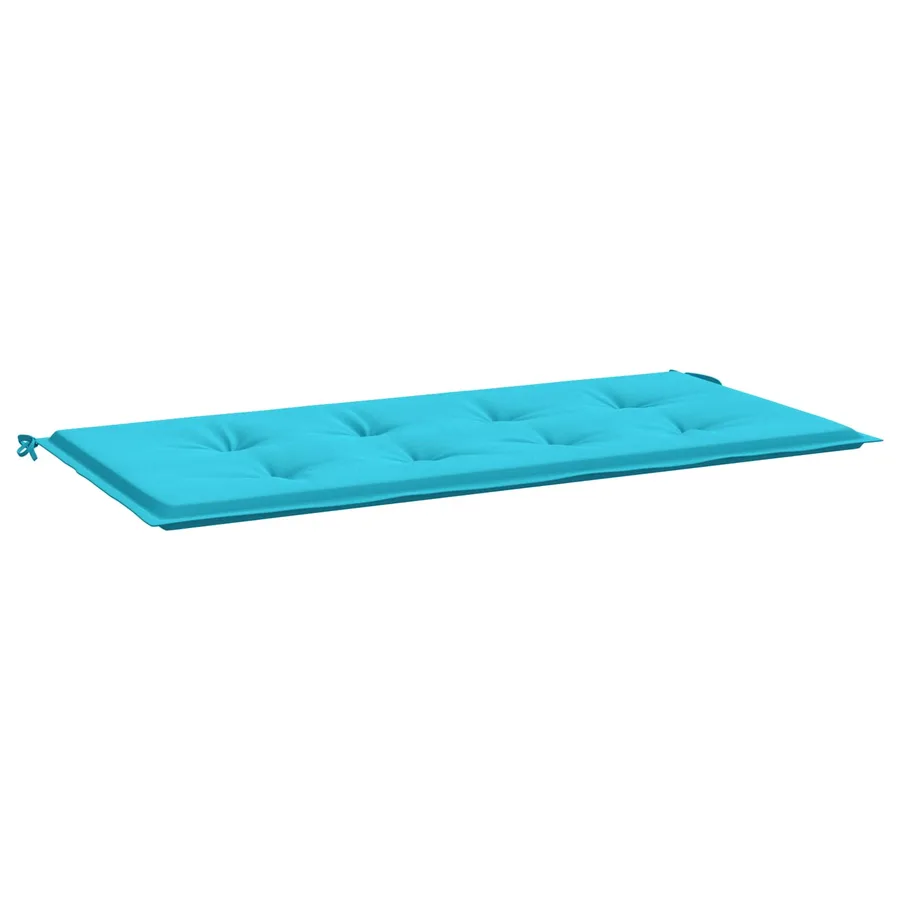 Coussin de banc Tissu Oxford Turquoise 120 x 50 x 3 cm - 2