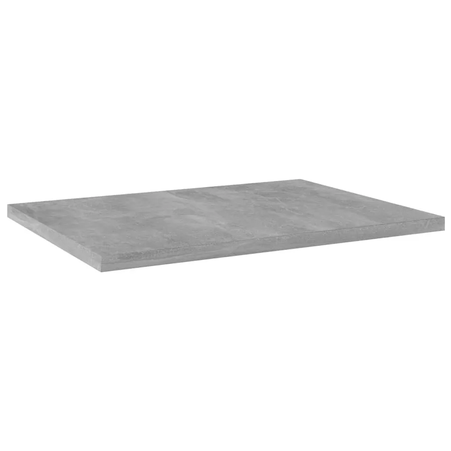 Panneaux de bibliothèque 4 pcs gris béton bois d’ingénierie - 2