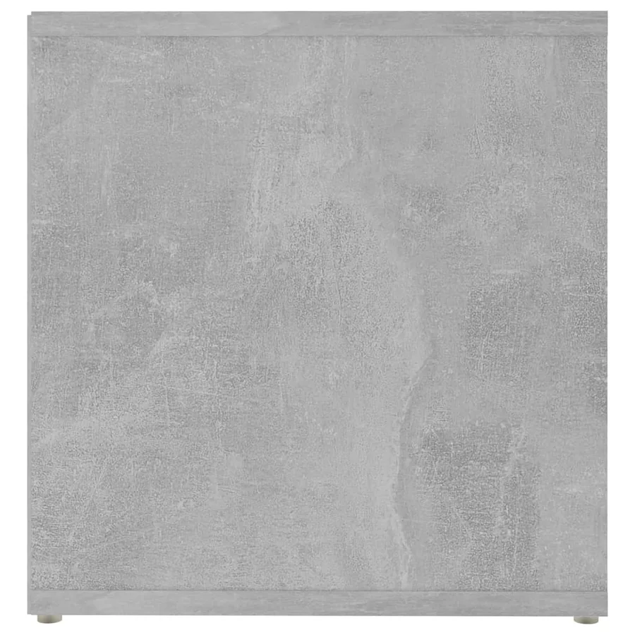 Meuble TV gris béton 72x35x36,5 cm bois d’ingénierie - 6