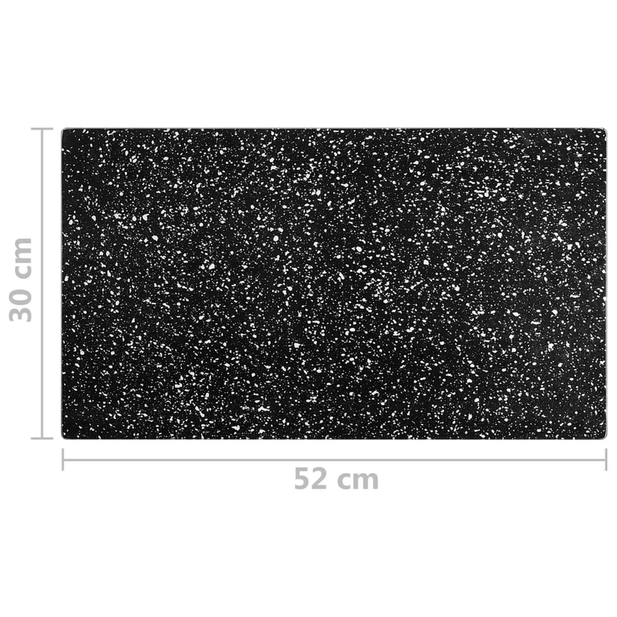 Planches à découper 2 pcs avec motif de granit Verre trempé - 5