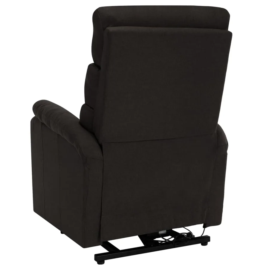 Fauteuil de massage Marron foncé Tissu - 6