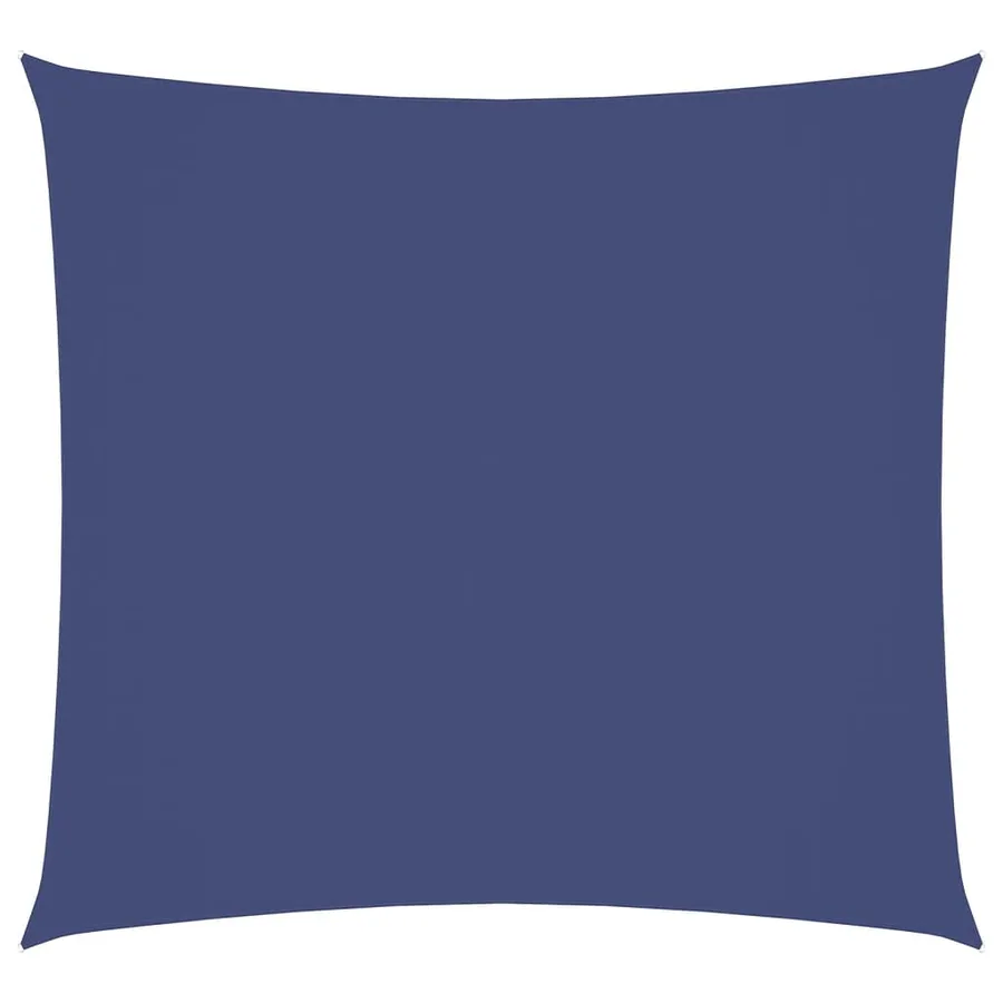 Voile de parasol tissu oxford carré 3x3 m bleu - 2