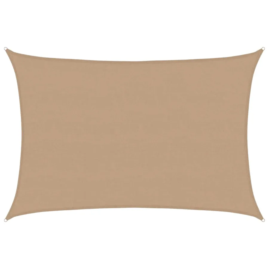 Voile d'ombrage 160 g/m² Taupe 5x7 m PEHD - 2