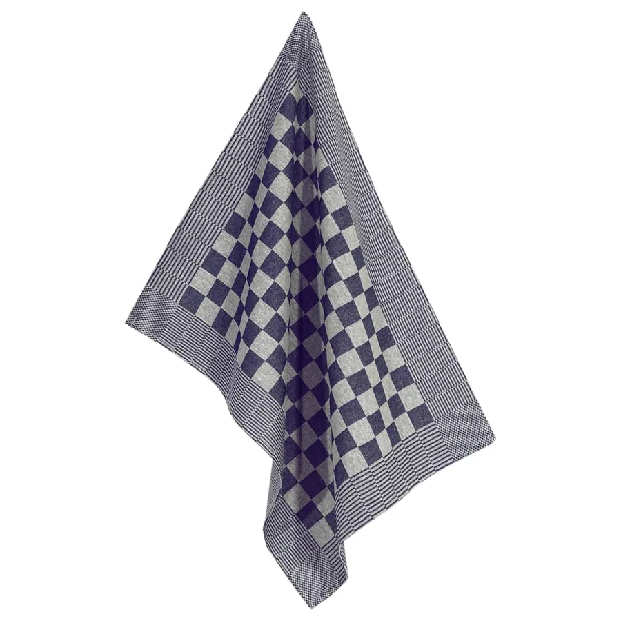 Ensemble de serviettes 20 pcs bleu et blanc coton - 8