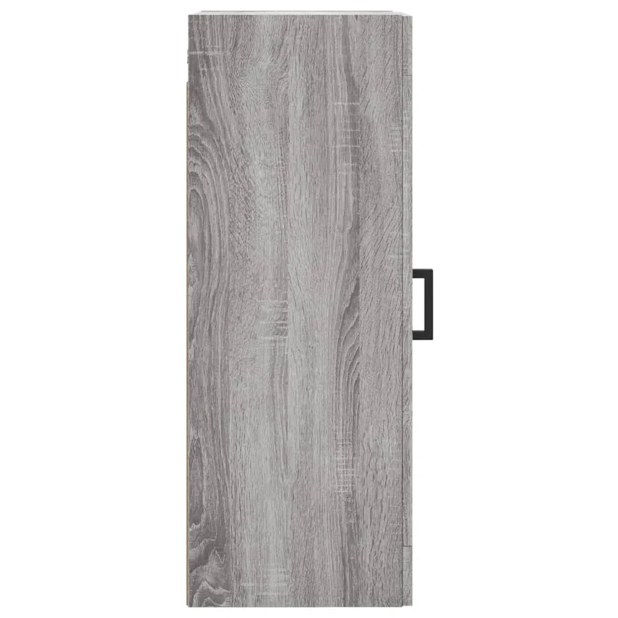 Armoire murale sonoma gris 34,5x34x90 cm bois d'ingénierie - 8