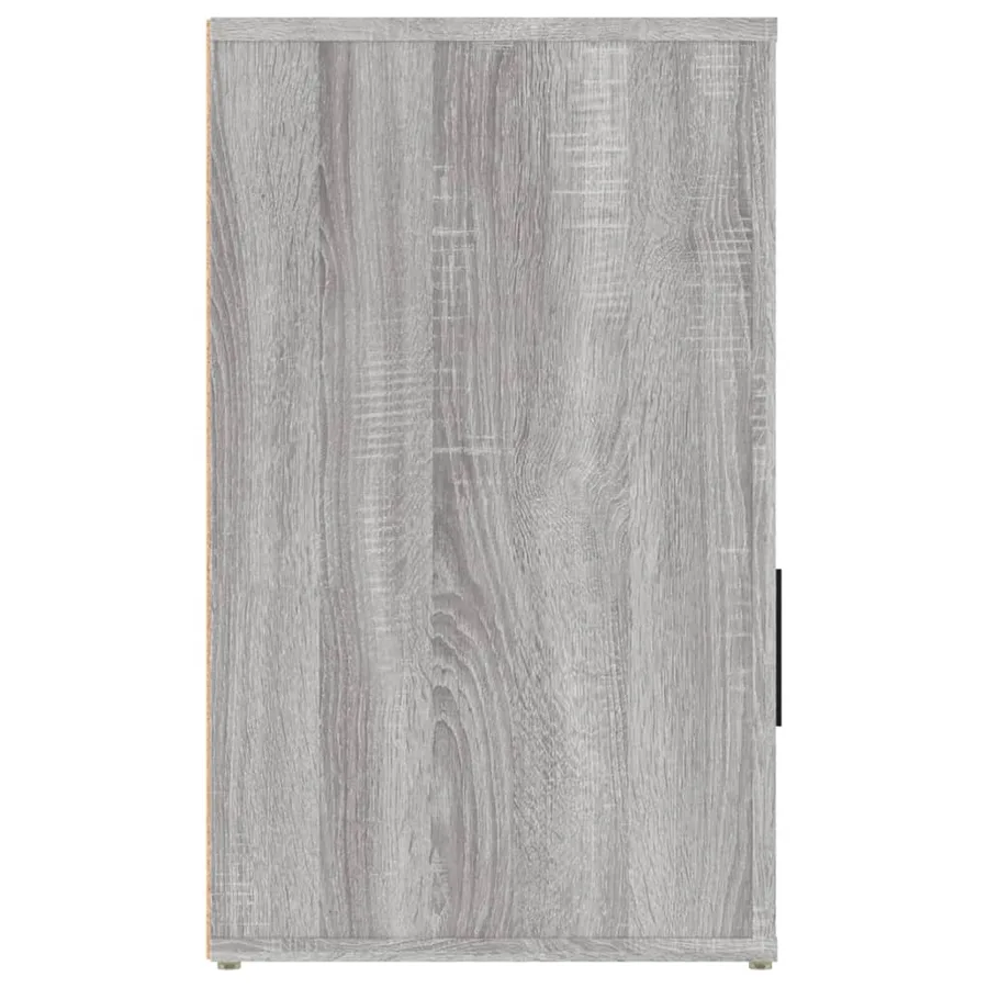 Table de chevet Sonoma gris 50x36x60 cm Bois d'ingénierie - 8