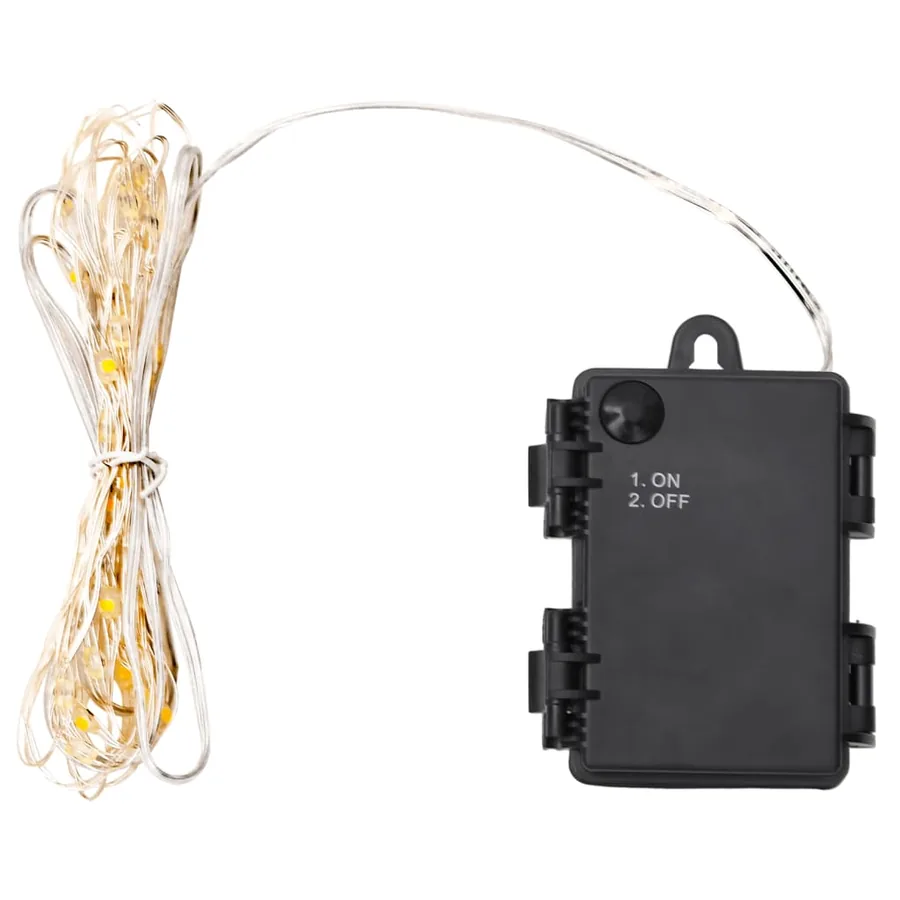 Guirlande lumineuse à LED avec 66 LED et ventilateur 660 cm