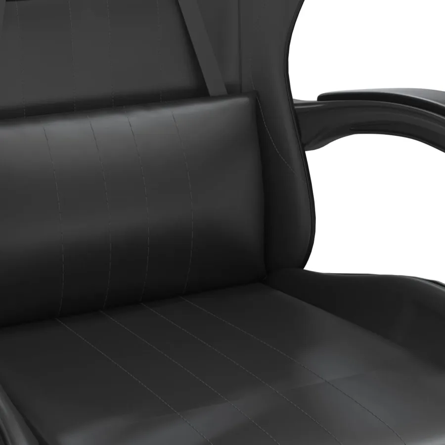 Chaise de jeu Noir Similicuir - 8