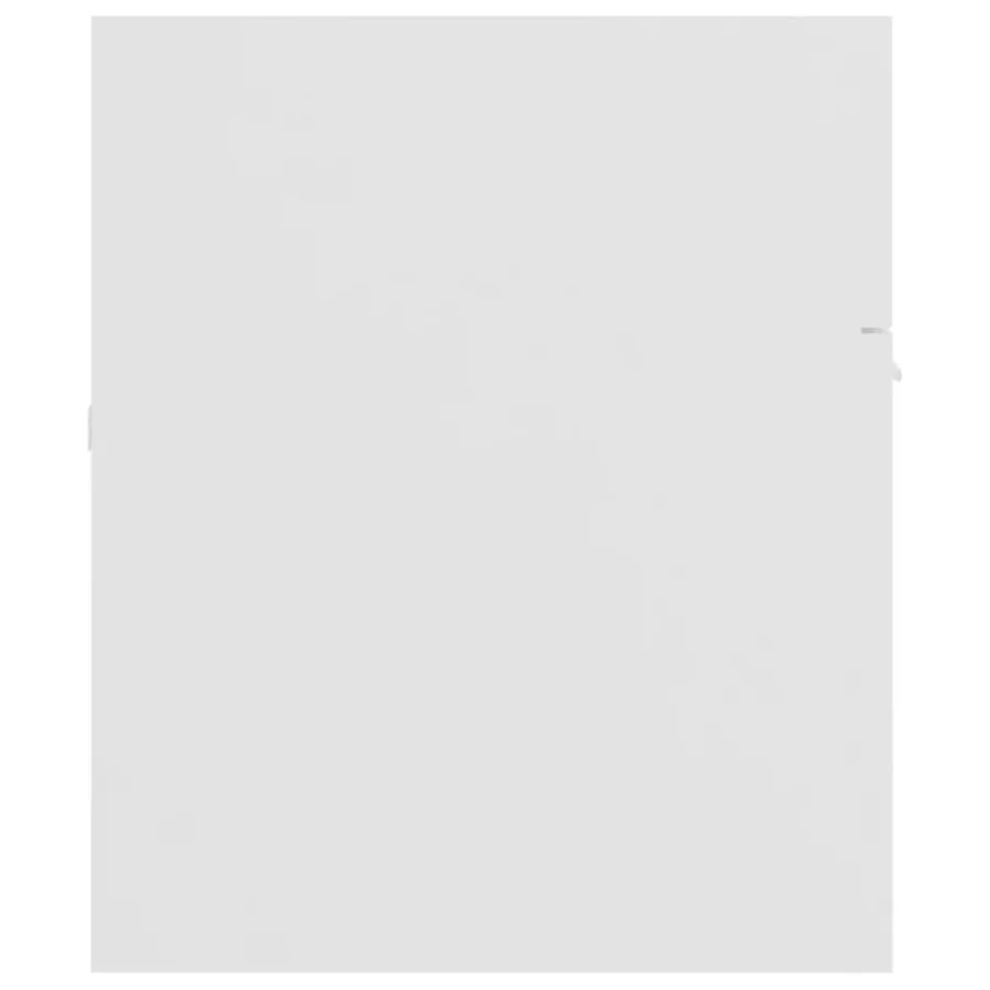 Ensemble de meubles de salle de bain 2pcs blanc bois ingénierie - 10