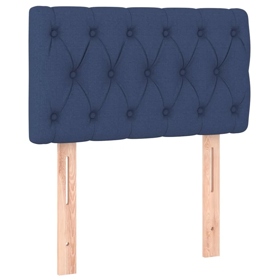 Tête de lit Bleu 80x7x78/88 cm Tissu - 2