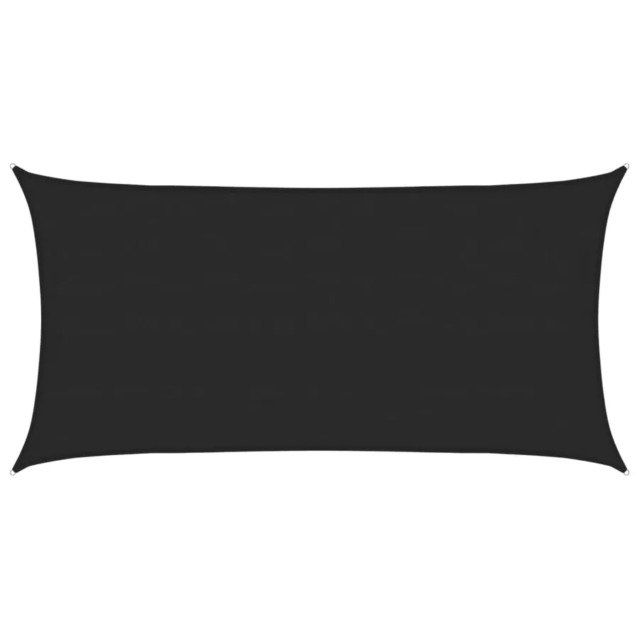 Voile d'ombrage 160 g/m² Noir 4x7 m PEHD - 2