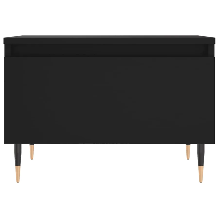 Tables basses 2 pcs noir 50x46x35 cm bois d'ingénierie - 6