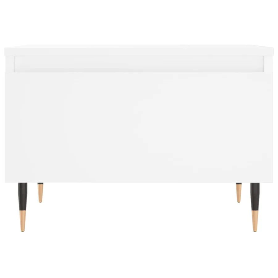 Tables basses 2 pcs blanc 50x46x35 cm bois d'ingénierie - 6