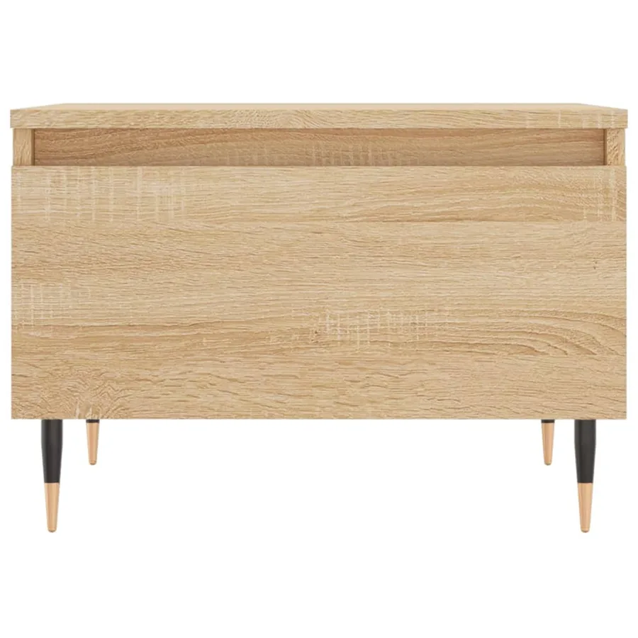 Tables basses 2 pcs chêne sonoma 50x46x35 cm bois d'ingénierie - 6