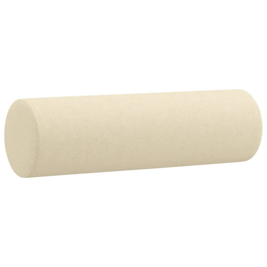 Ensemble de canapés 4 pcs avec coussins crème tissu - 8