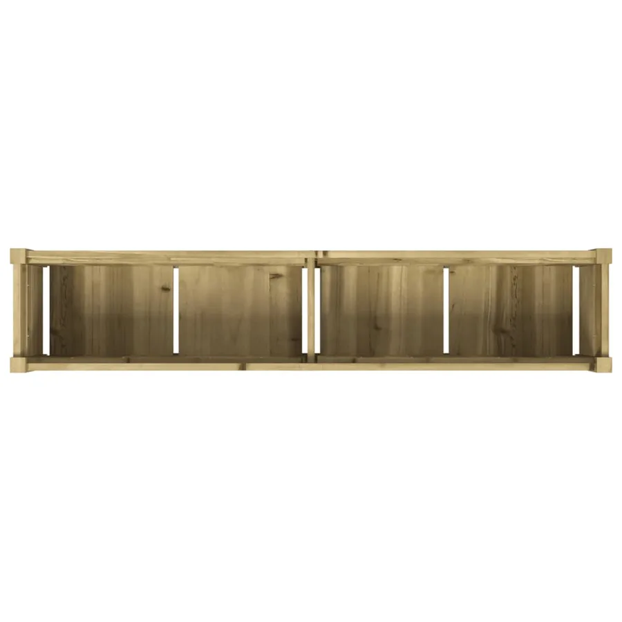 Jardinières 2 pcs bois de pin imprégné - 8