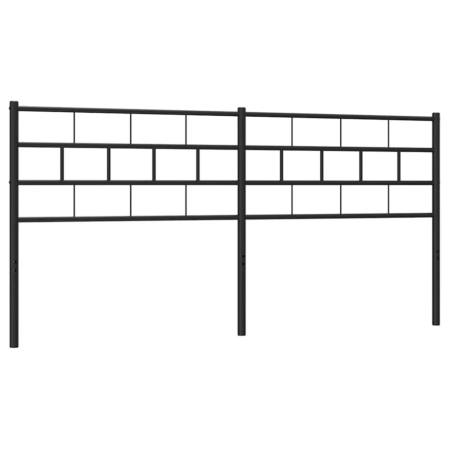 Tête de lit de remplacement métal noir 160 cm - 2