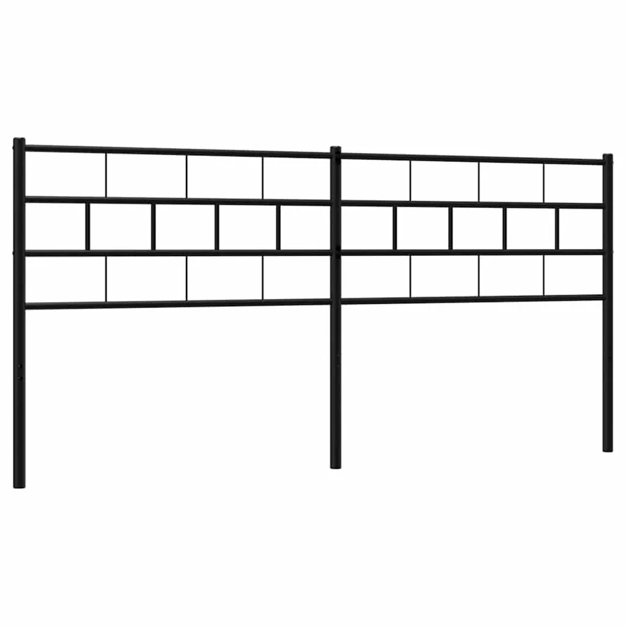 Tête de lit de remplacement métal noir 160 cm - 5