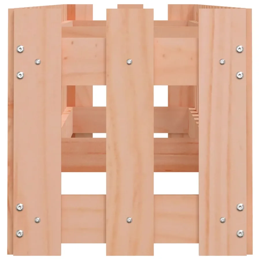 Lit surélevé de jardin design de clôture bois douglas massif - 6