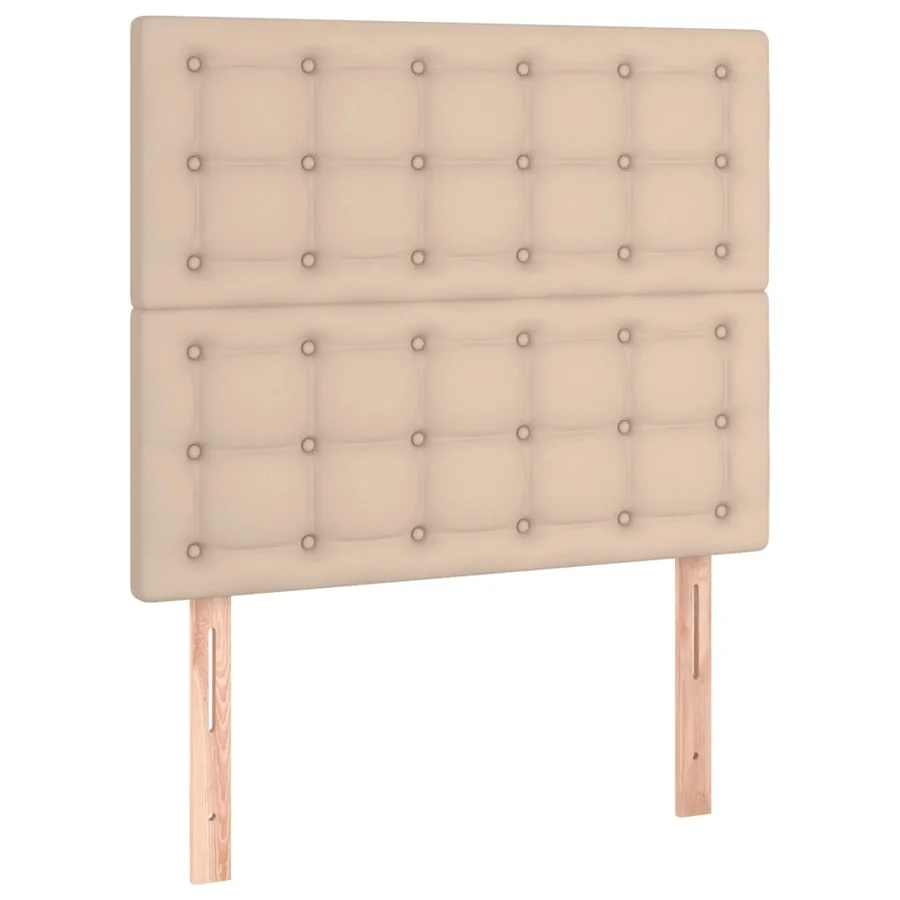 Tête de lit Cappuccino 80x5x118/128 cm Similicuir - 2