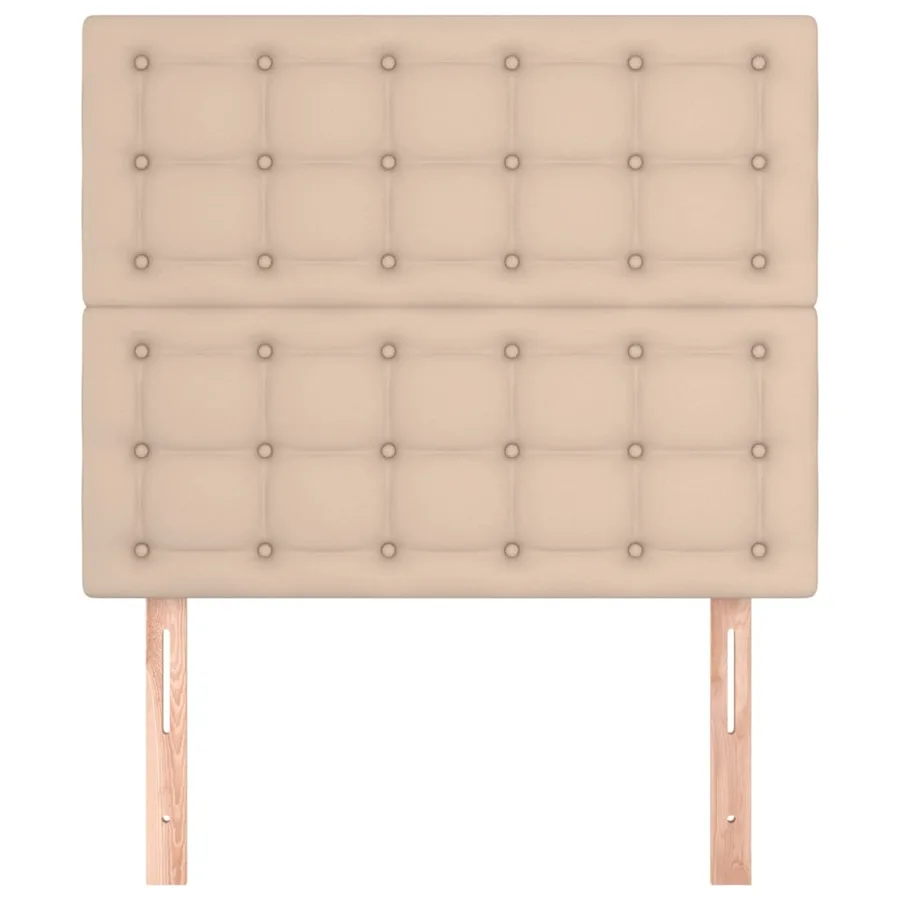Tête de lit Cappuccino 80x5x118/128 cm Similicuir - 3