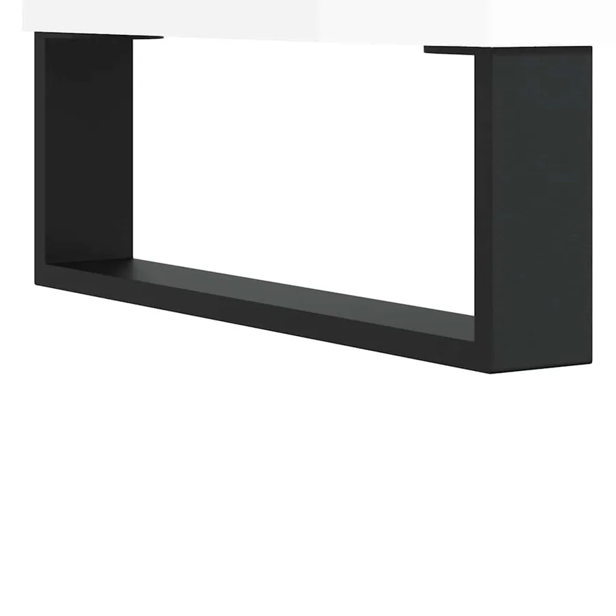 Armoire de salle de bain blanc brillant 80x33x60 cm - 11