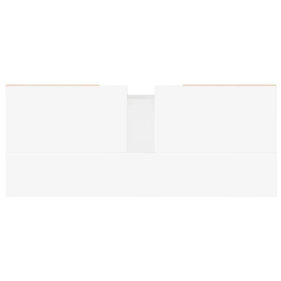 Armoire de salle de bain blanc brillant 80x33x60 cm - 9