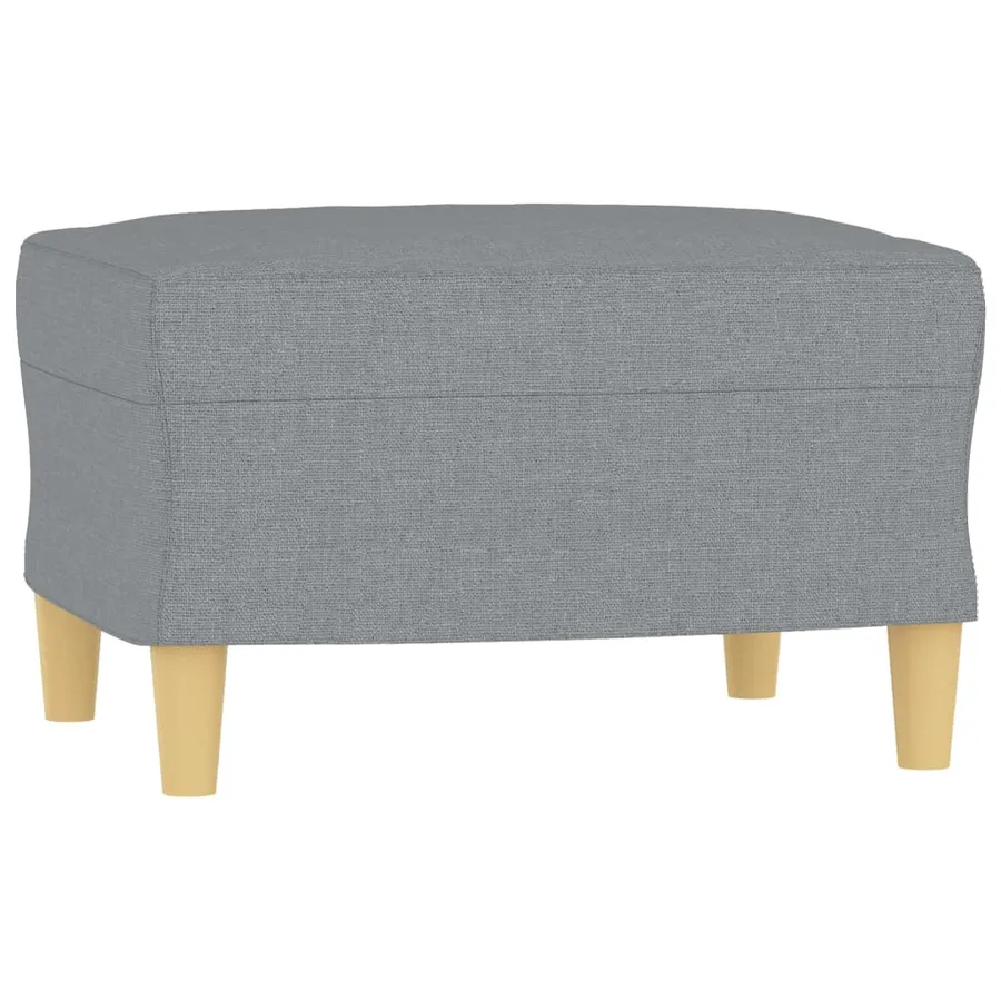 Ensemble de canapés 4 pcs avec coussins Gris clair Tissu - 6