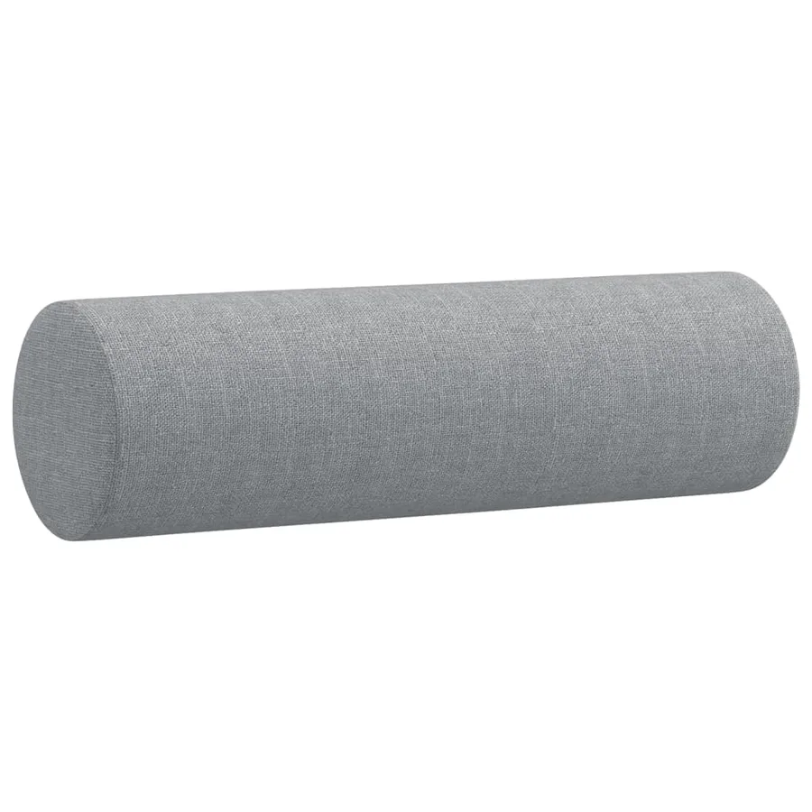 Ensemble de canapés 3 pcs coussins gris clair tissu - 7