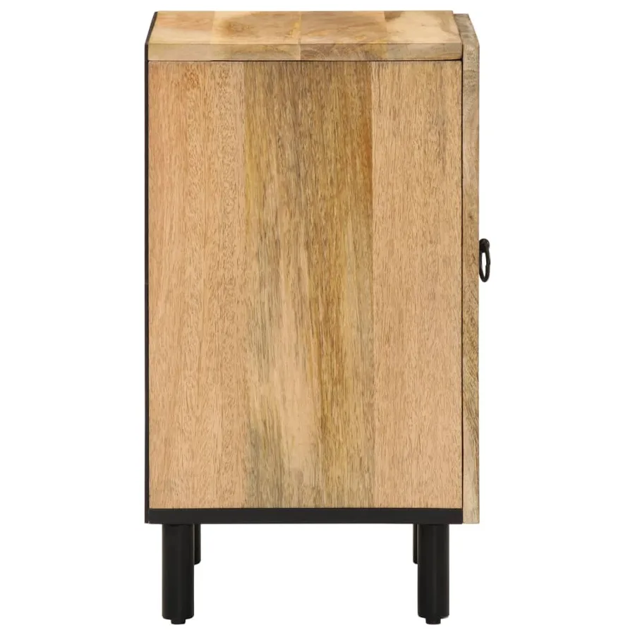 Armoire de salle de bain 38x33x58 cm bois massif de manguier - 4