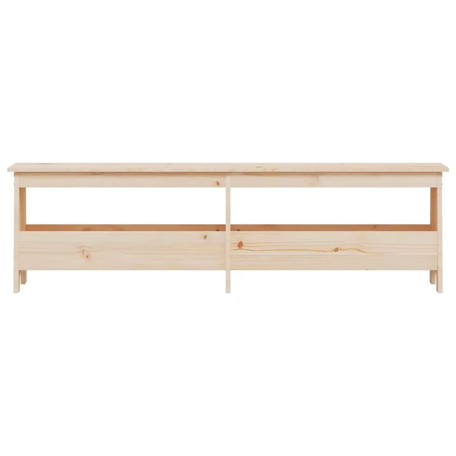 Banc d'entrée 160x28x45 cm Bois massif Pin - 4