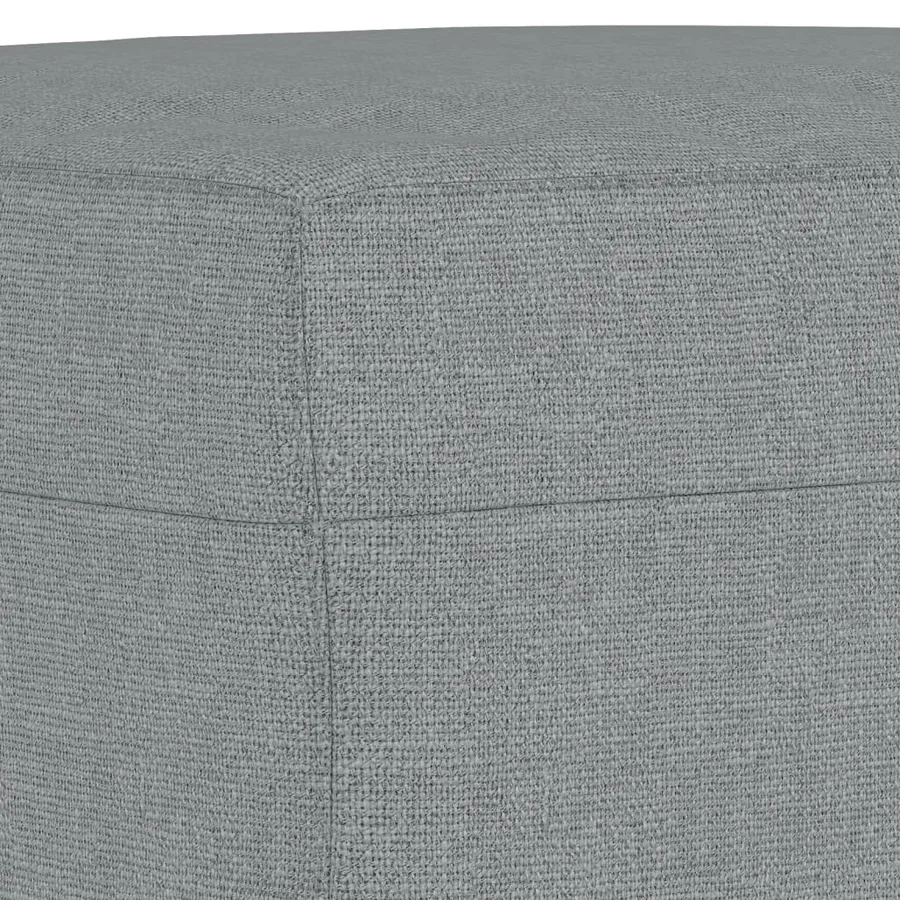 Ensemble de canapés 4 pcs avec coussins Gris clair Tissu - 8