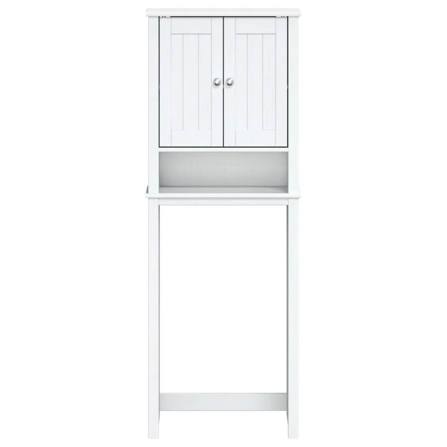 Rangement au-dessus de la cuvette BERG blanc bois massif - 3