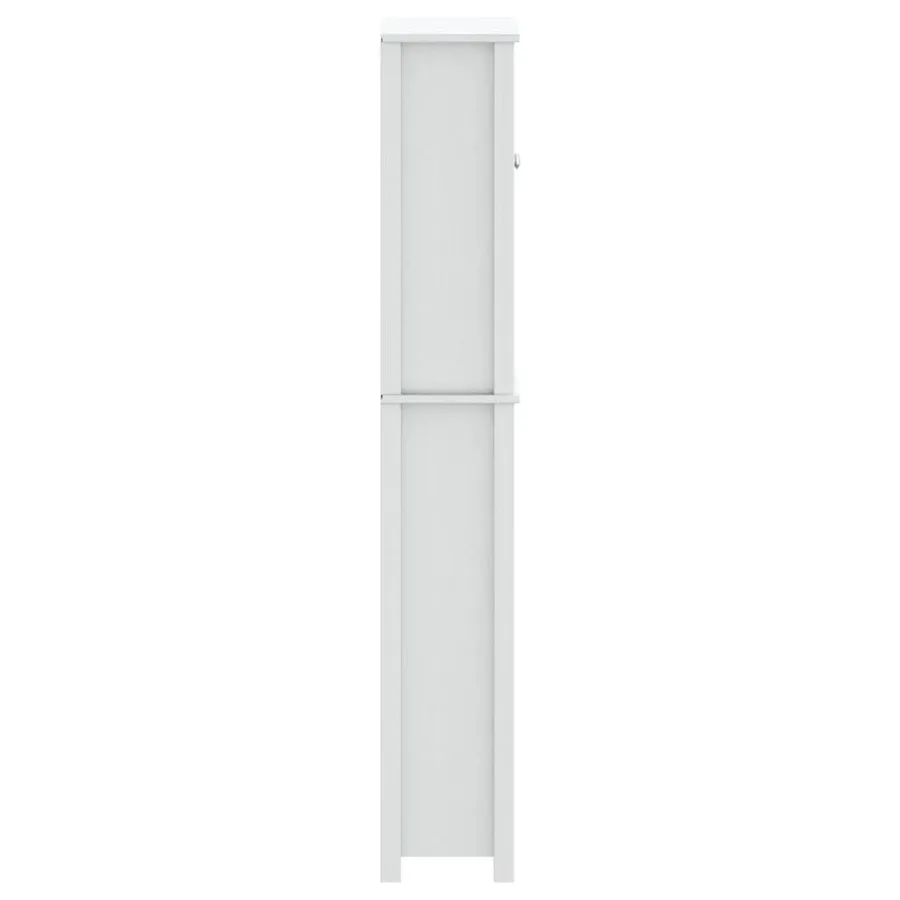 Rangement au-dessus de la cuvette BERG blanc bois massif - 5