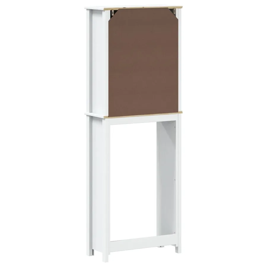 Rangement au-dessus de la cuvette BERG blanc bois massif - 6