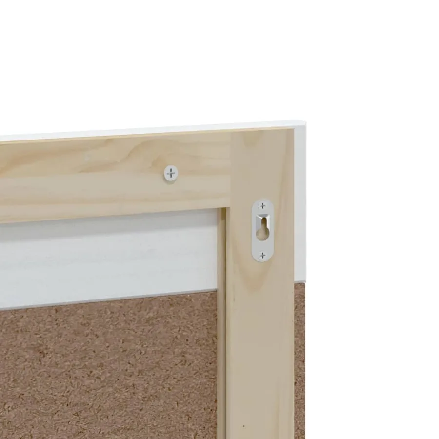 Meubles de salle de bain 4 pcs BERG blanc bois de pin massif - 9