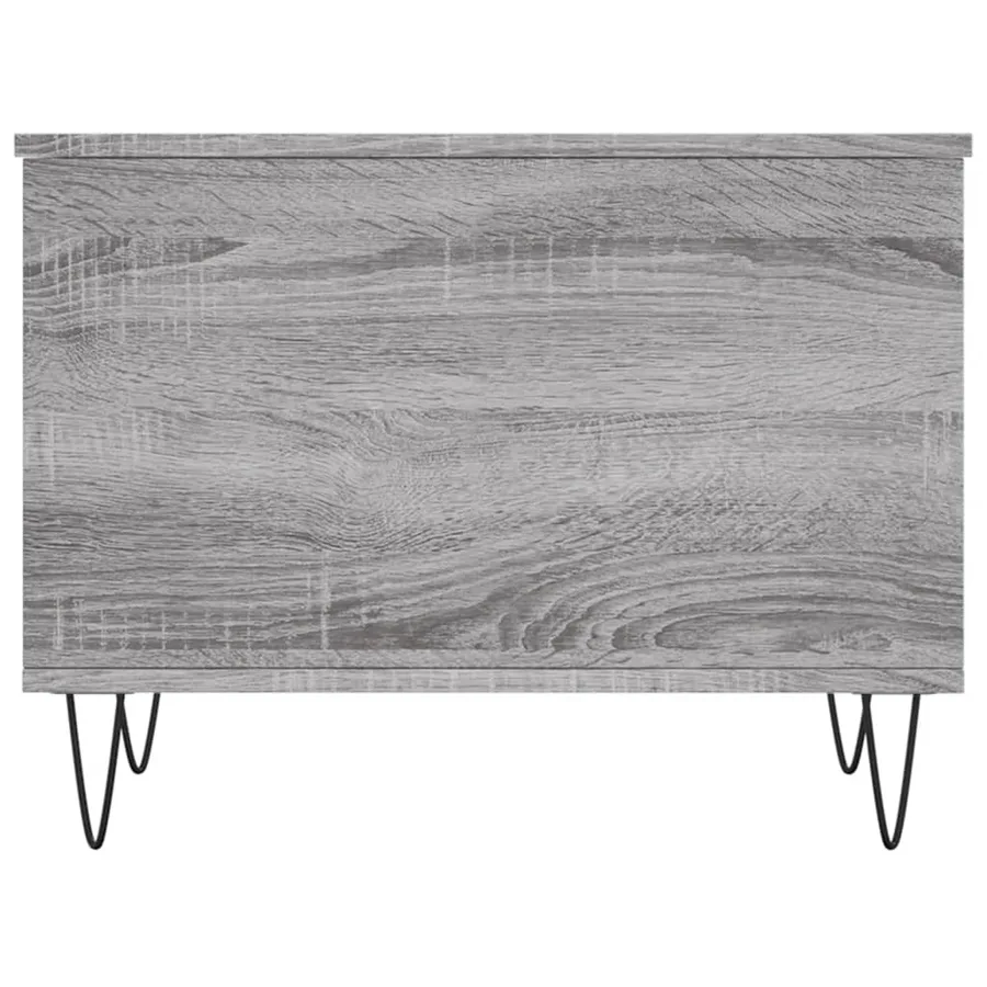 Table basse Sonoma gris 60x44,5x45 cm Bois d'ingénierie - 6