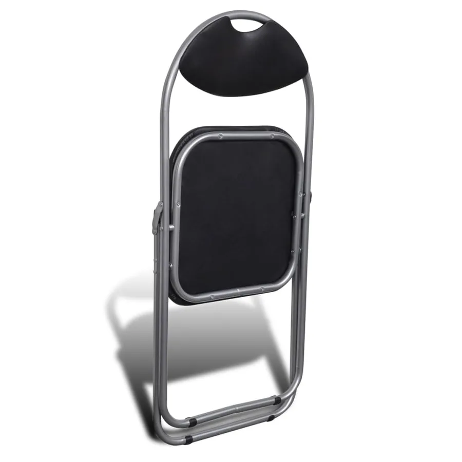 Chaises pliables lot de 6 similicuir - 6