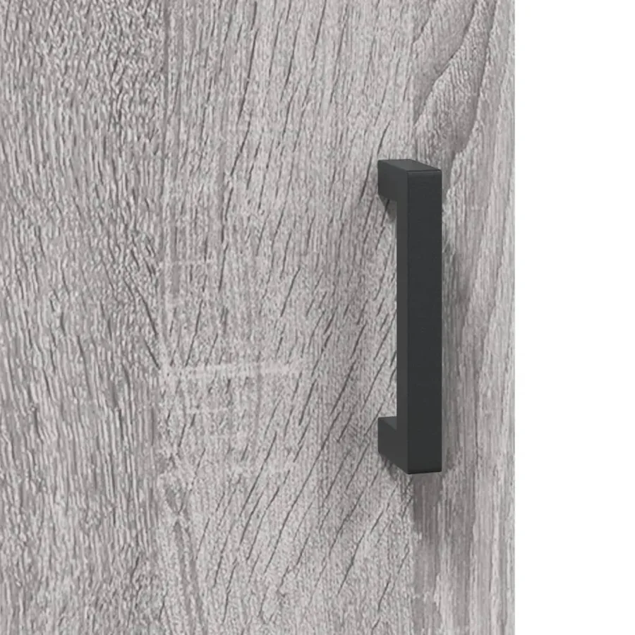 Buffet haut Sonoma gris 69,5x34x180 cm Bois d'ingénierie - 10