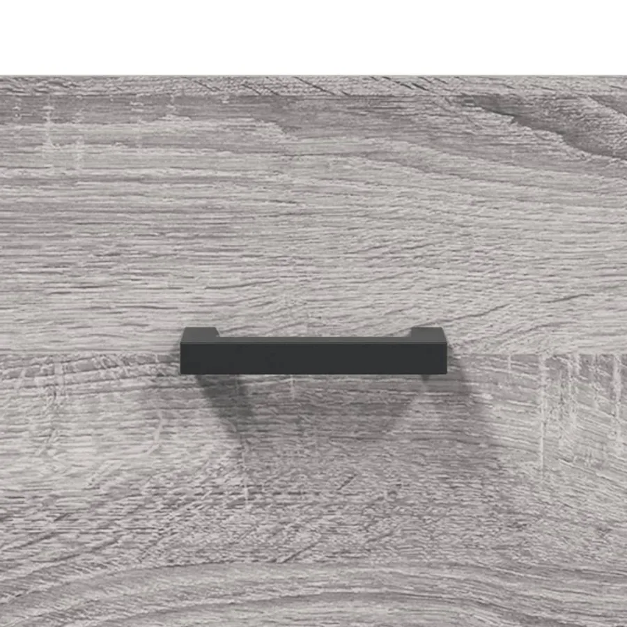 Buffet haut Sonoma gris 69,5x34x180 cm Bois d'ingénierie - 11