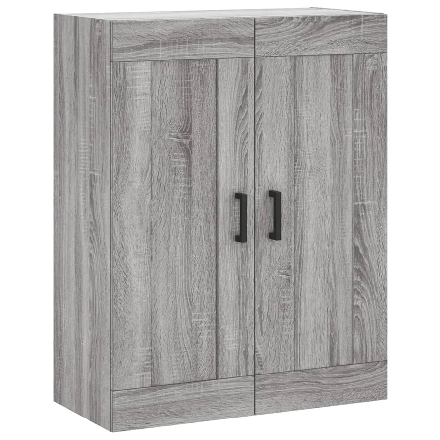 Buffet haut Sonoma gris 69,5x34x180 cm Bois d'ingénierie - 5