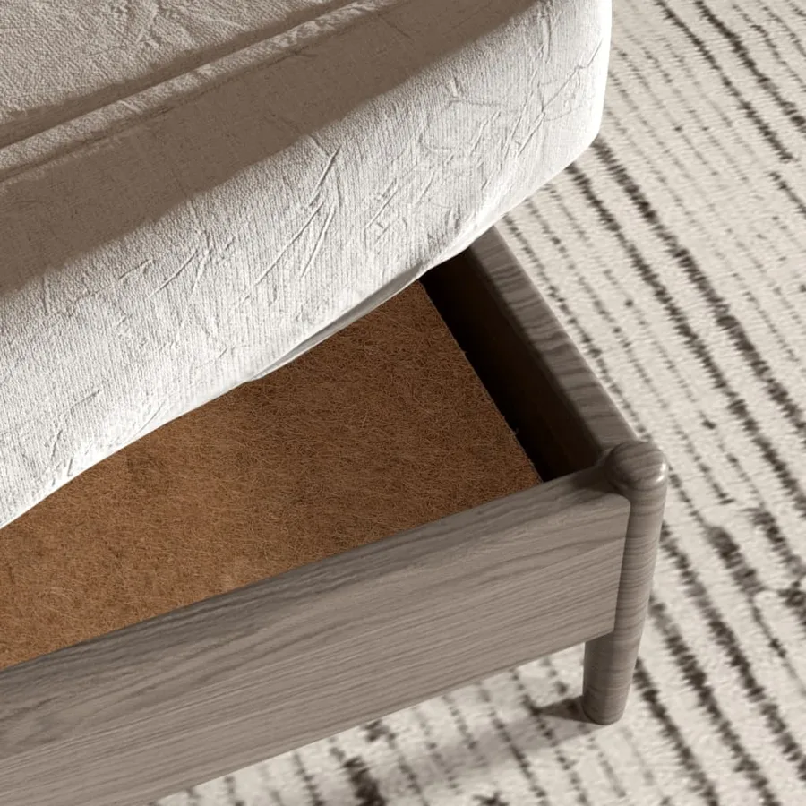 Couvre-matelas 90x200 cm fibre de coco - 2