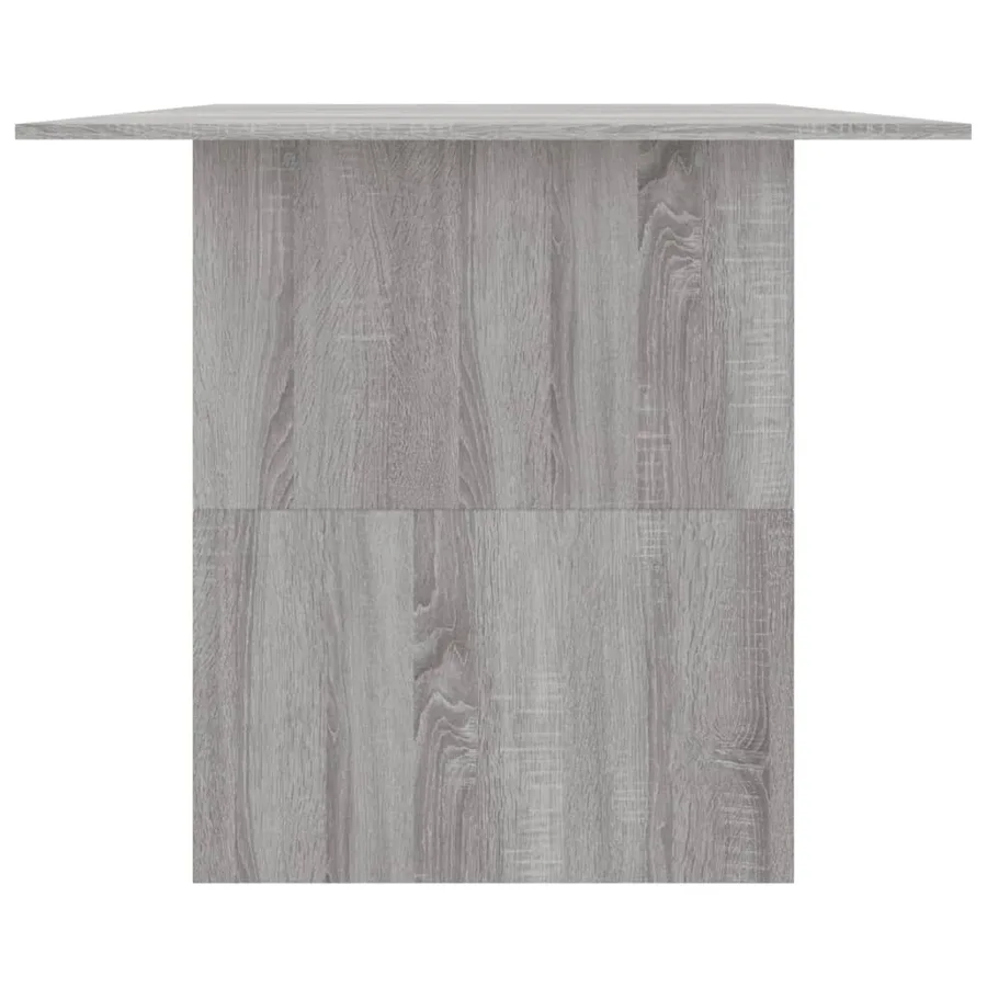 Table à dîner sonoma gris 180x90x76 cm bois d'ingénierie - 5