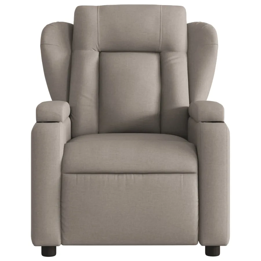 Fauteuil inclinable Taupe Tissu - 6