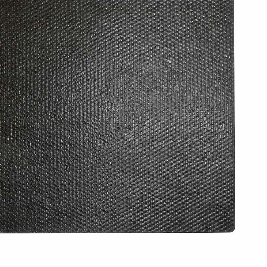 Tapis de porte noir 100x200 cm fibre de coco touffeté - 4
